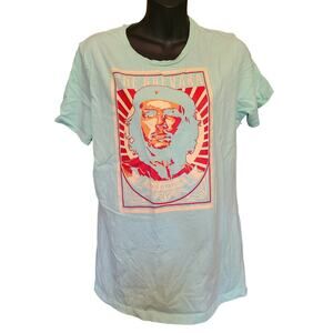 Woman's Green Che Guevara Viva Le revolution tee t-shirt XL